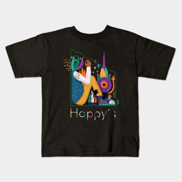 Happy's Kids T-Shirt by Flostitanarum